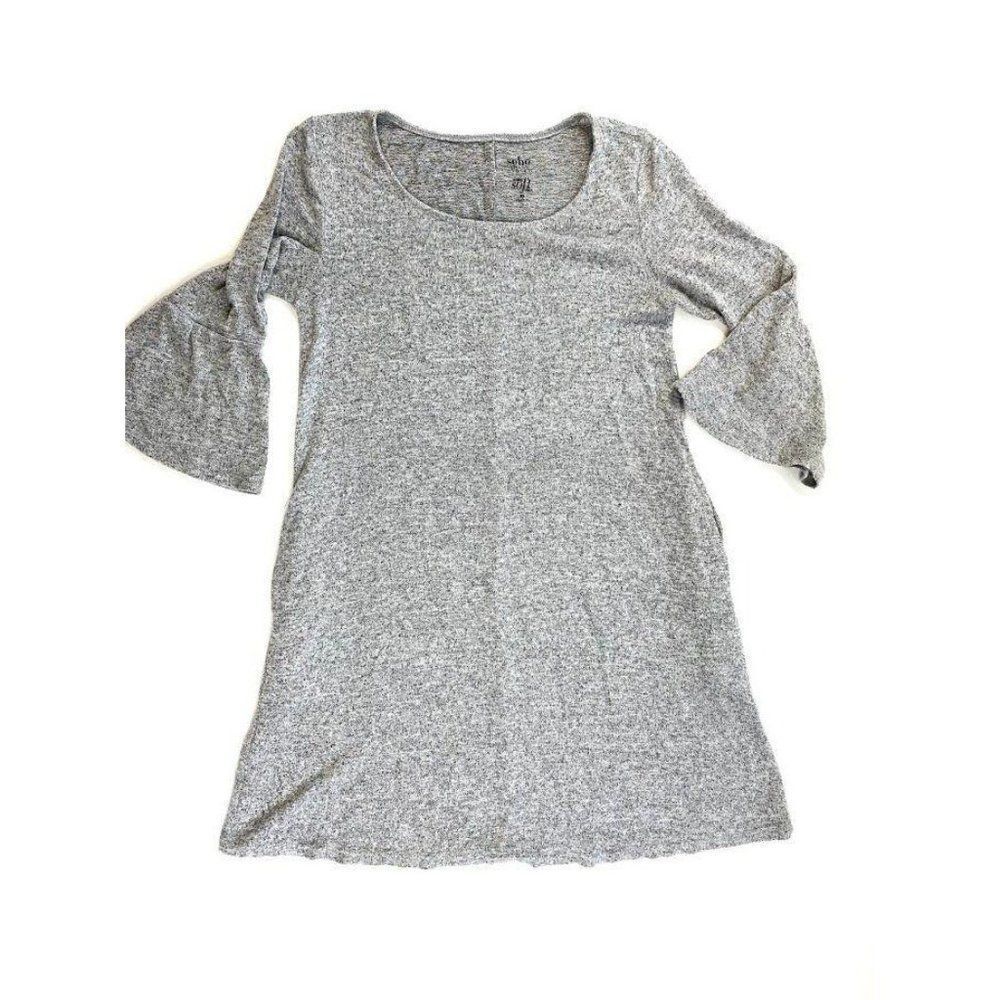 NY&Co SoHo Street Soft Heather Gray Dress XS - Picture 1 of 5